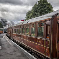 Buy canvas prints of Vintage Railway Carriages by Adrian Evans