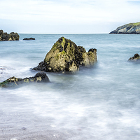Buy canvas prints of Cemaes Bay Anglesey Wales by Adrian Evans