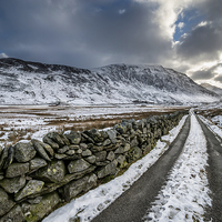 Buy canvas prints of Nant Ffrancon Pass by Adrian Evans