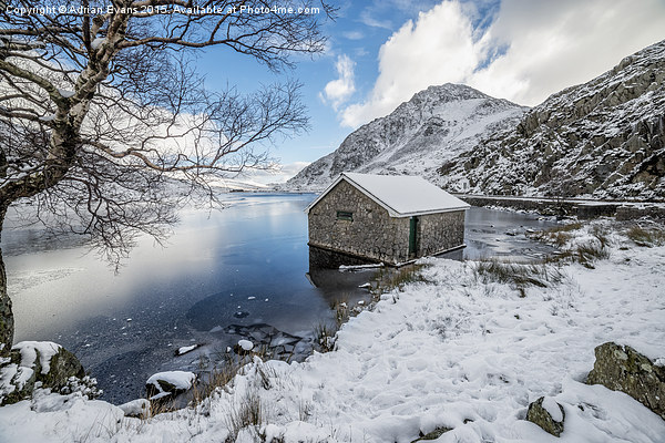 Ogwen Boat House Snowdonia  Picture Board by Adrian Evans