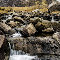 Buy canvas prints of Cwm Idwal River by Adrian Evans