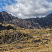 Buy canvas prints of View of Snowdon Wales by Adrian Evans