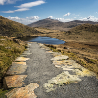 Buy canvas prints of Miners Path Snowdon Wales by Adrian Evans