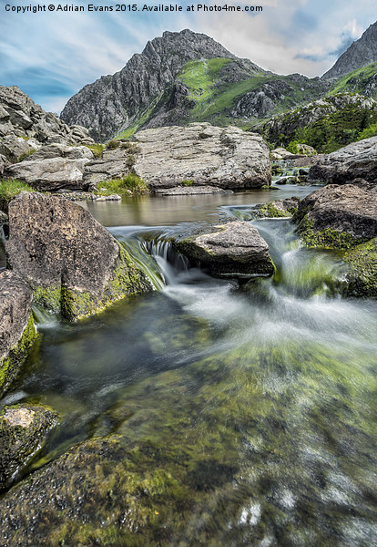 Tryfan In The Ogwen Valley Picture Board by Adrian Evans