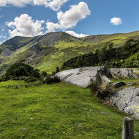 Buy canvas prints of Nant Ffrancon Pass  by Adrian Evans