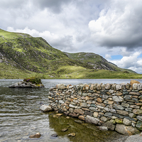 Buy canvas prints of Lake at Idwal by Adrian Evans