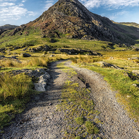 Buy canvas prints of Tryfan Mountain Track  by Adrian Evans