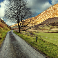 Buy canvas prints of Long Road Home by Adrian Evans