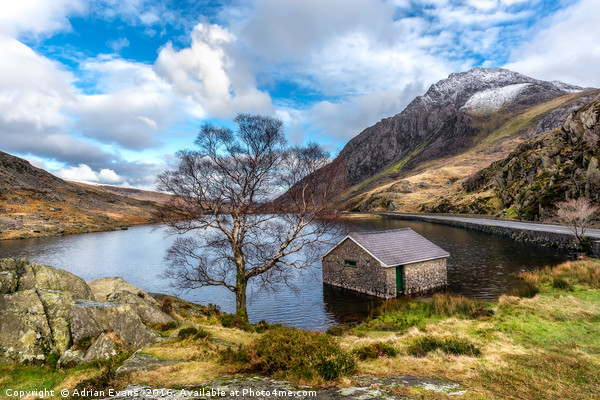 Ogwen Lake Picture Board by Adrian Evans