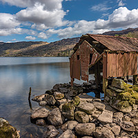 Buy canvas prints of Rusty Boathouse by Adrian Evans