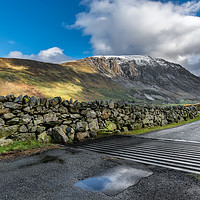 Buy canvas prints of Nant Ffrancon Pass Snowdonia  by Adrian Evans