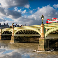 Buy canvas prints of Westminster Bridge London by Adrian Evans