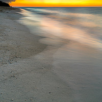 Buy canvas prints of Beach Sunset by Adrian Evans