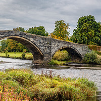 Buy canvas prints of Pont Fawr Bridge Llanrwst by Adrian Evans