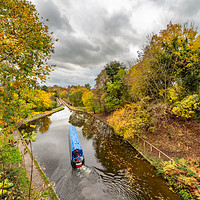 Buy canvas prints of Chirk Aqueduct Autumn by Adrian Evans
