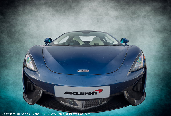 McLaren Sports Car Picture Board by Adrian Evans