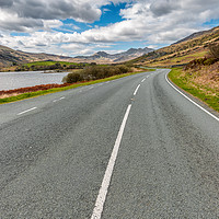 Buy canvas prints of Road to Snowdon Wales by Adrian Evans