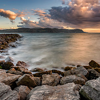 Buy canvas prints of West Shore Llandudno Sunset by Adrian Evans