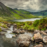 Buy canvas prints of Tryfan In The Ogwen Valley by Adrian Evans