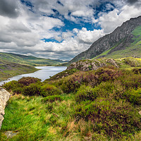Buy canvas prints of Tryfan And Ogwen Lake by Adrian Evans
