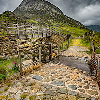 Buy canvas prints of To Tryfan Mountain Snowdonia by Adrian Evans