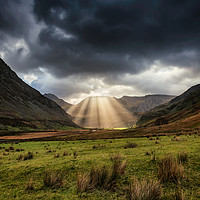 Buy canvas prints of Nant Ffrancon Pass Snowdonia by Adrian Evans