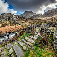 Buy canvas prints of Gate to Snowdonia by Adrian Evans