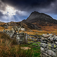 Buy canvas prints of East Face Tryfan Snowdonia by Adrian Evans