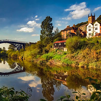 Buy canvas prints of The Iron Bridge Shropshire  by Adrian Evans