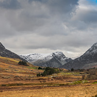 Buy canvas prints of Winter in Snowdonia by Adrian Evans