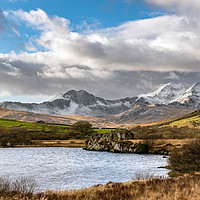 Buy canvas prints of Mountain Landscape Snowdonia by Adrian Evans
