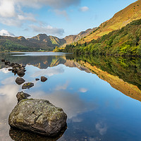 Buy canvas prints of Crafnant Lake Snowdonia by Adrian Evans