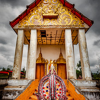 Buy canvas prints of Somdet Temple by Adrian Evans