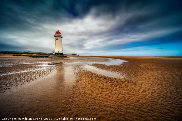 Talacre Lighthouse Wales Picture Board by Adrian Evans