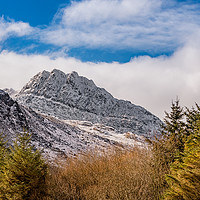 Buy canvas prints of Tryfan Mountains East Face by Adrian Evans