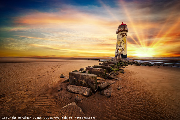 The Abandoned Talacre Lighthouse  Picture Board by Adrian Evans
