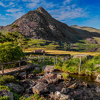 Buy canvas prints of Tryfan Mountain Valley by Adrian Evans