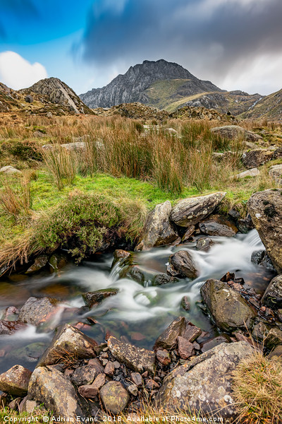 Tryfan Snowdonia National Park Picture Board by Adrian Evans