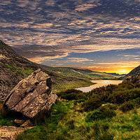 Buy canvas prints of Welsh Mountains Snowdonia by Adrian Evans