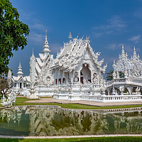 Buy canvas prints of White Temple Thailand by Adrian Evans
