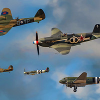 Buy canvas prints of Vintage Aircraft by Adrian Evans