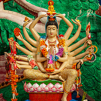 Buy canvas prints of Buddhist Goddess by Adrian Evans