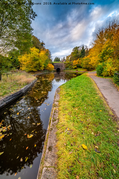 Llangollen Canal Tunnel Picture Board by Adrian Evans