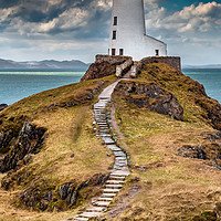 Buy canvas prints of Twr Mawr Lighthouse  Anglesey by Adrian Evans