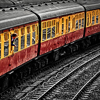 Buy canvas prints of Waiting For A Train by Adrian Evans