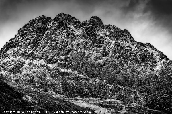 Tryfan mountain East Face  Picture Board by Adrian Evans