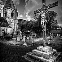 Buy canvas prints of Crucifixion of Jesus by Adrian Evans