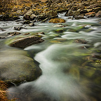 Buy canvas prints of Winter River Rapids by Adrian Evans