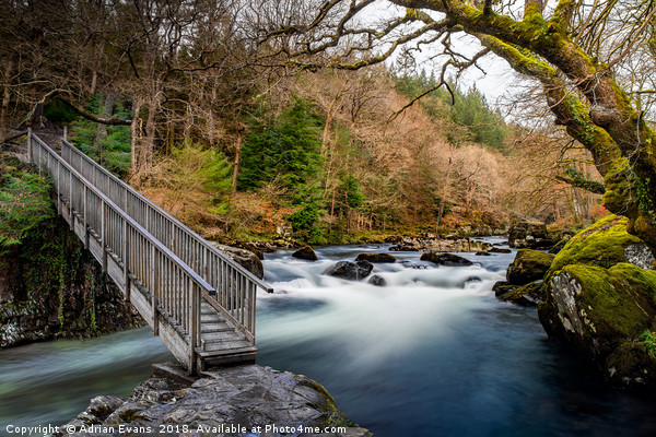 Miners Bridge Betws y Coed Picture Board by Adrian Evans