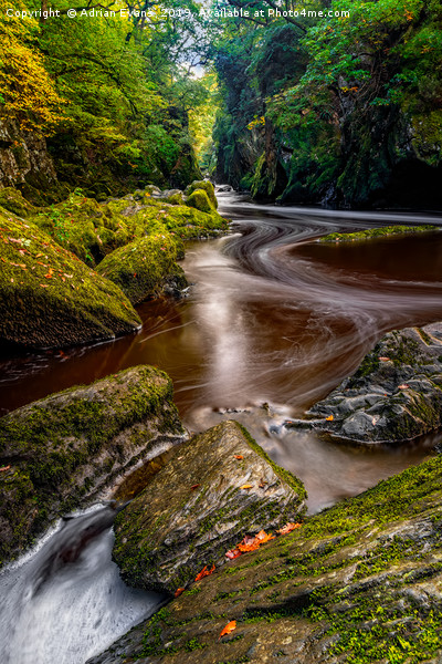 Fairy Glen Gorge Betws y Coed Picture Board by Adrian Evans